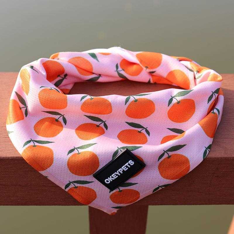 Custom Accessories Dog Muzzle Dog Bandanas Wholesale Breathable Cooling Dog Bandana Scarf Summer