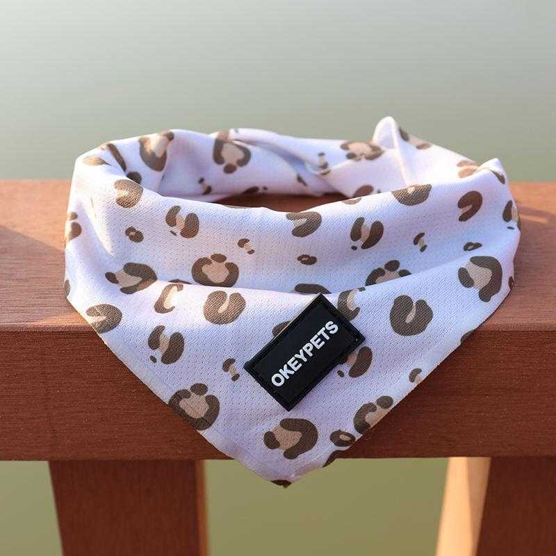 Custom Accessories Dog Muzzle Dog Bandanas Wholesale Breathable Cooling Dog Bandana Scarf Summer