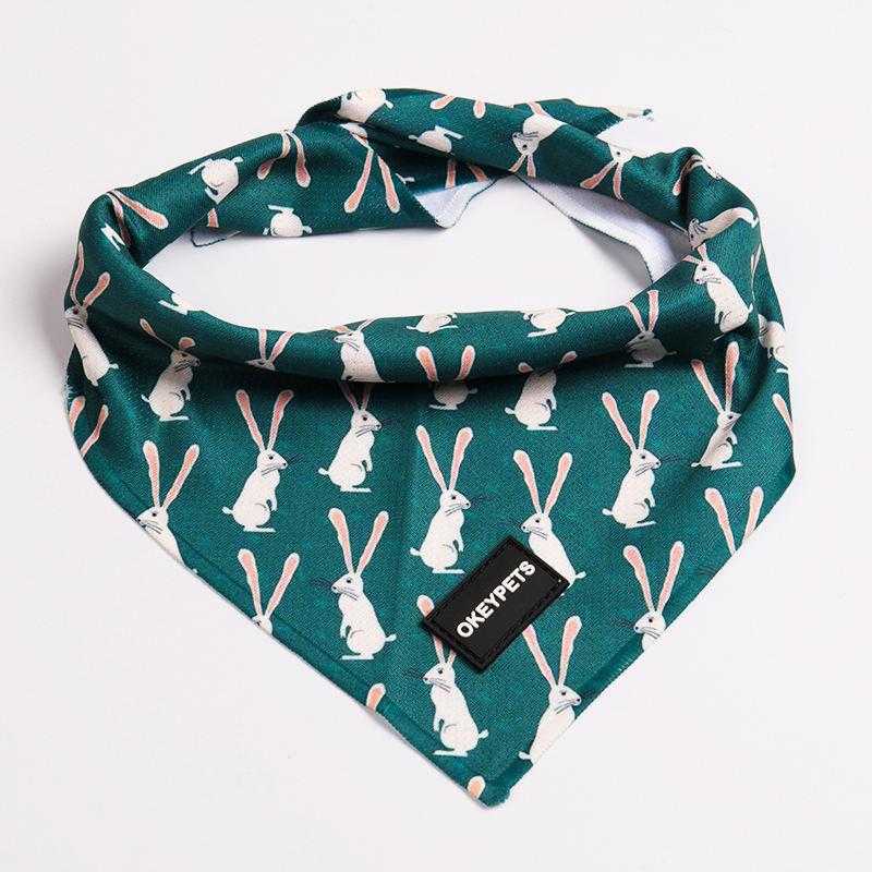 Manufacturer Personalized Polyester Luxury Multi Color Logo Breathable Cooling Pet Dog Bandana Scarf