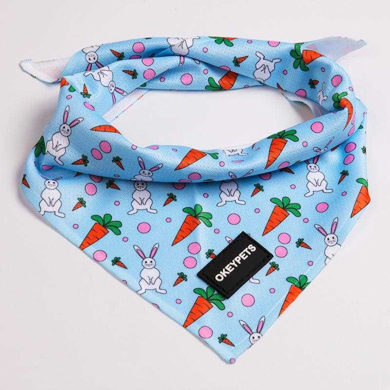 Manufacturer Personalized Polyester Luxury Multi Color Logo Breathable Cooling Pet Dog Bandana Scarf