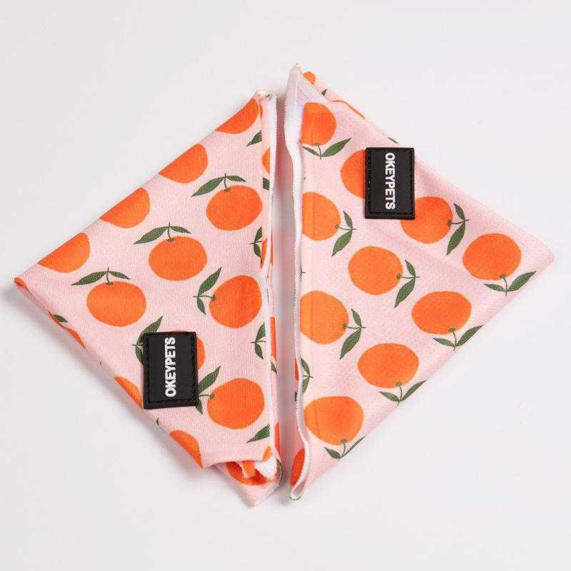 Large Dog Bandana Polyester Multi Design Pumpkin Sublimation Printing Pet Triangle Bandana