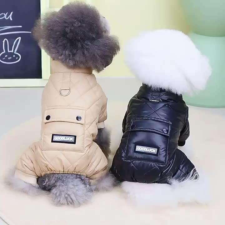 2022 Wholesale Pet Dog Waterproof Coat Dog Winter Clothes Luxury Warm Dog Clothes
