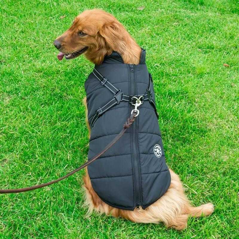 Dog Coat For Cold Weather Dog Clothes Jacket With Reflective Trim Large Dog Clothing