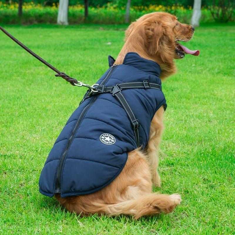 Dog Coat For Cold Weather Dog Clothes Jacket With Reflective Trim Large Dog Clothing