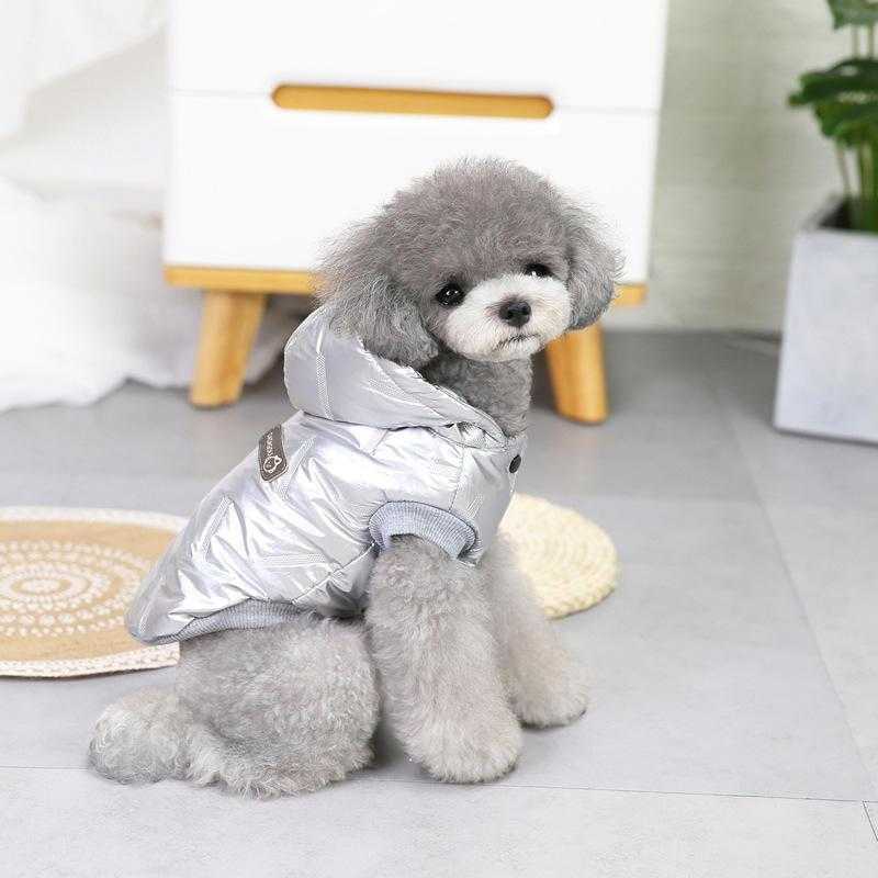 Pet Clothing Autumn Winter Jacket Dog Clothes Teddy Small Dog Pet Clothes Four-leg Cotton-padded Coat