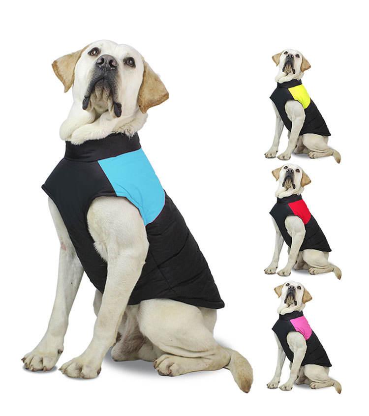 Pet Dog Clothes Autumn Winter Dog Clothing Warm Cotton Vest Pet Clothes Wholesale