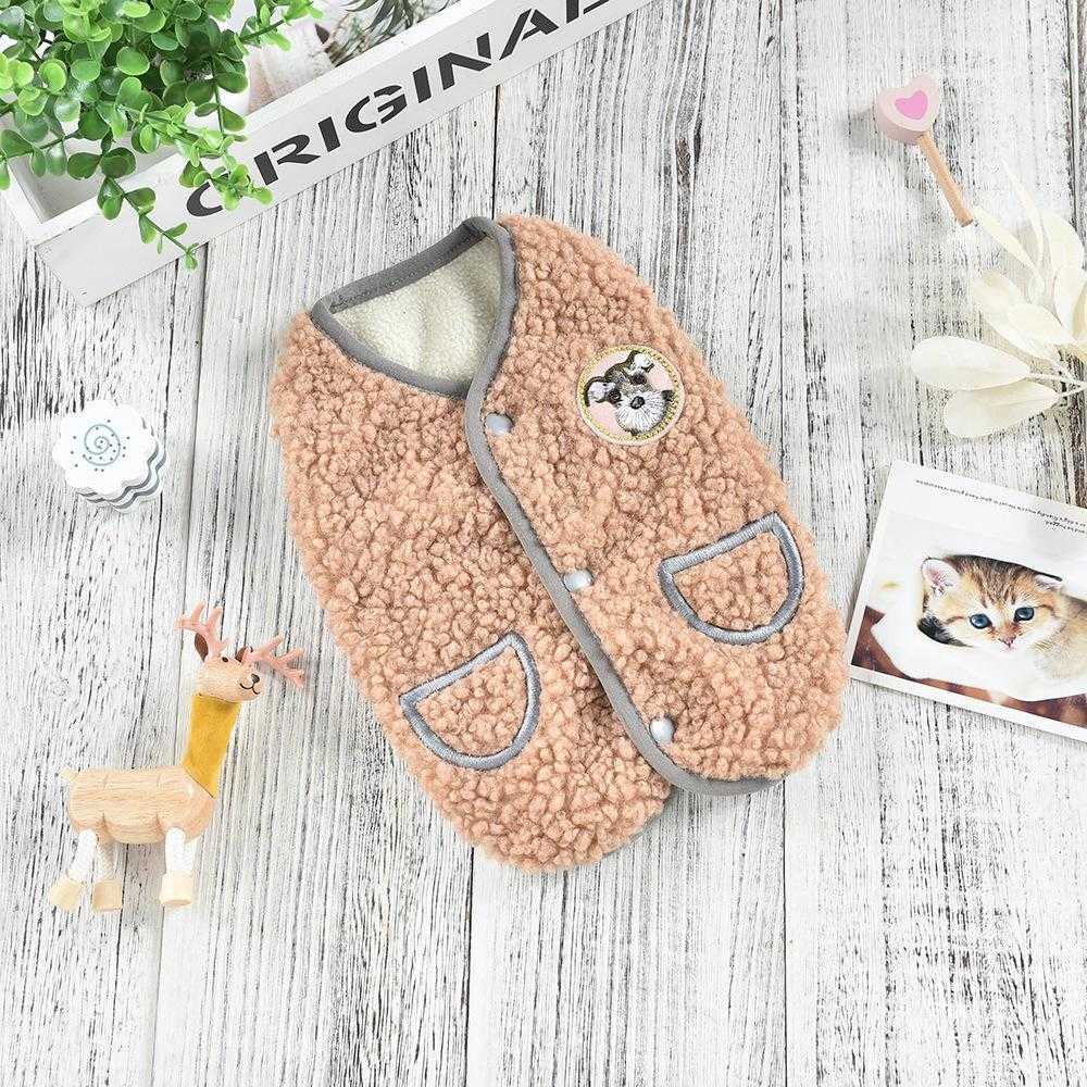 New Style Puppy Cloth Custom Warm Dog Clothes For Fleece Vest For Wholesale