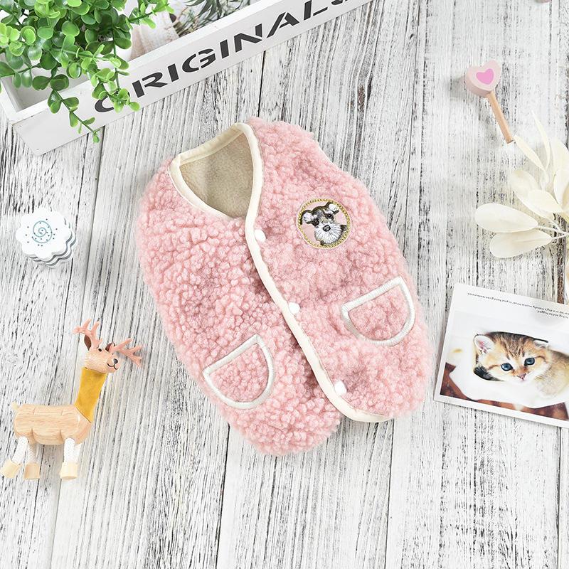 New Style Puppy Cloth Custom Warm Dog Clothes For Fleece Vest For Wholesale