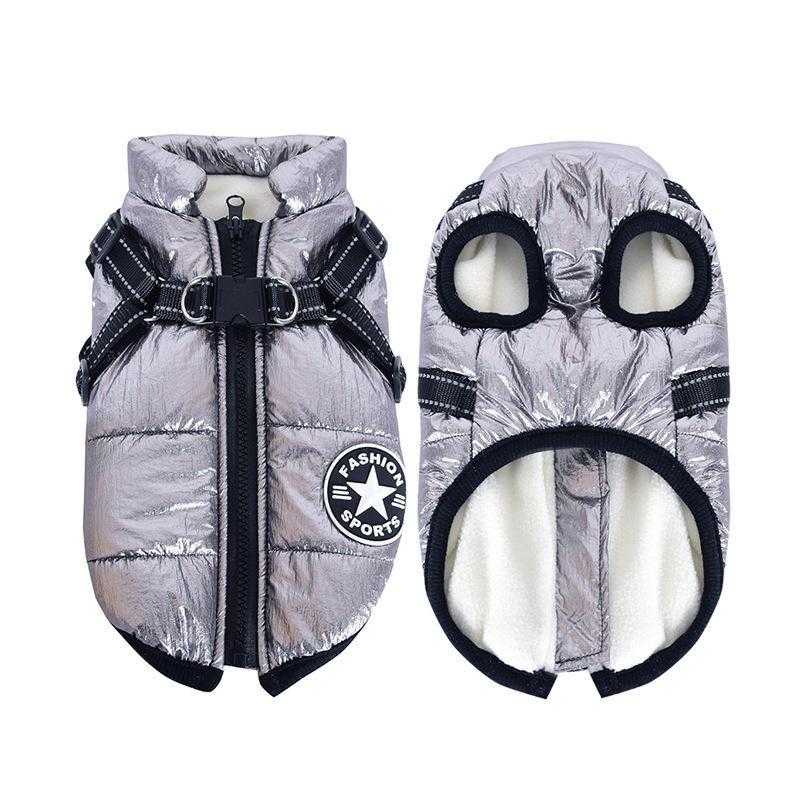 Wholesale Warm Harness Dog Clothes Winter Water Proof Vest Dog Clothes