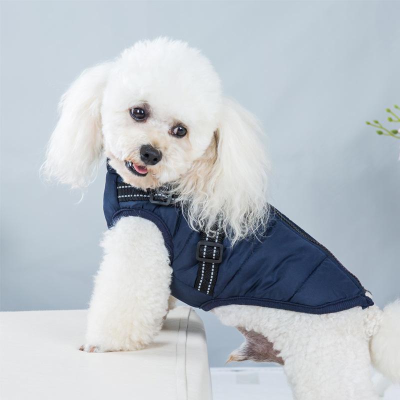Wholesale Warm Harness Dog Clothes Winter Water Proof Vest Dog Clothes