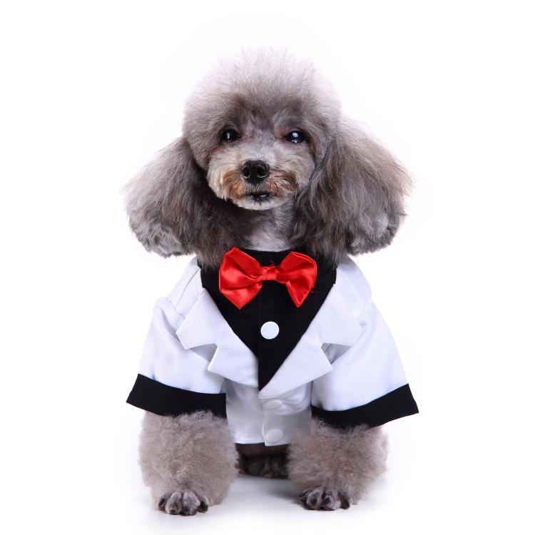 Multicolor Style Cute Wedding Suit Gentleman Formal Dog Suit