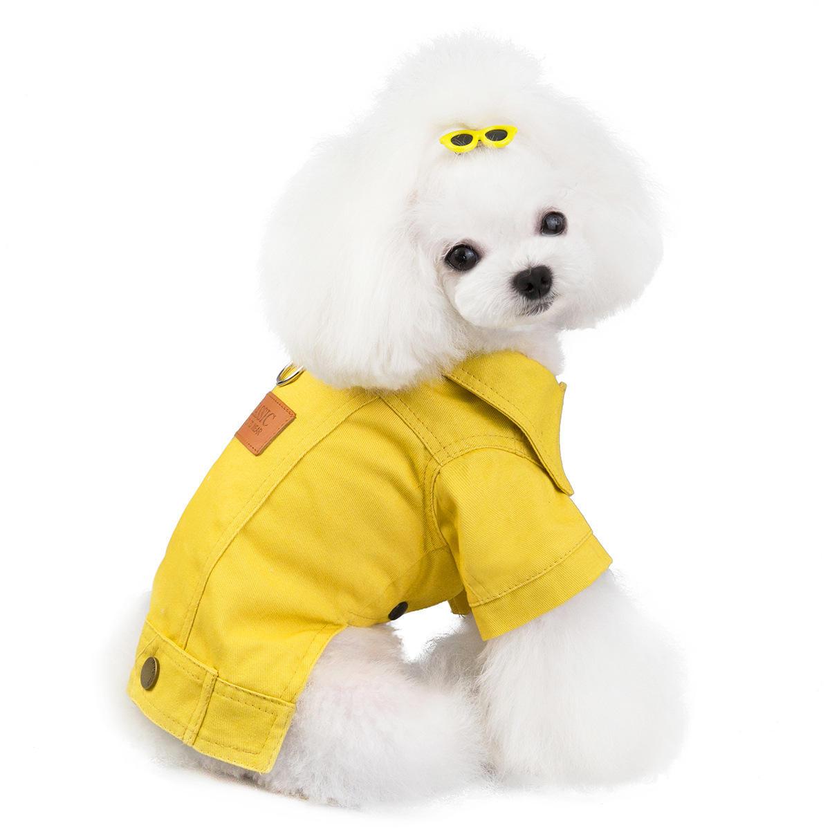 Wholesale New Autumn Winter Pet Clothes Cowboy Dog Denim Jacket