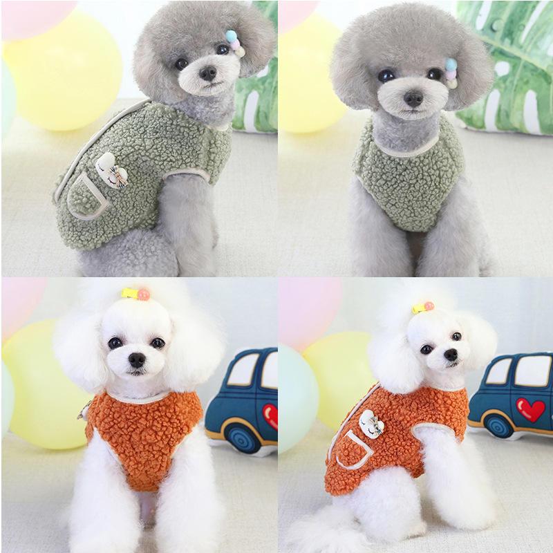 Cute Fashion Pet Dog Clothes Supplier Winter Designer Pet Clothes Vest