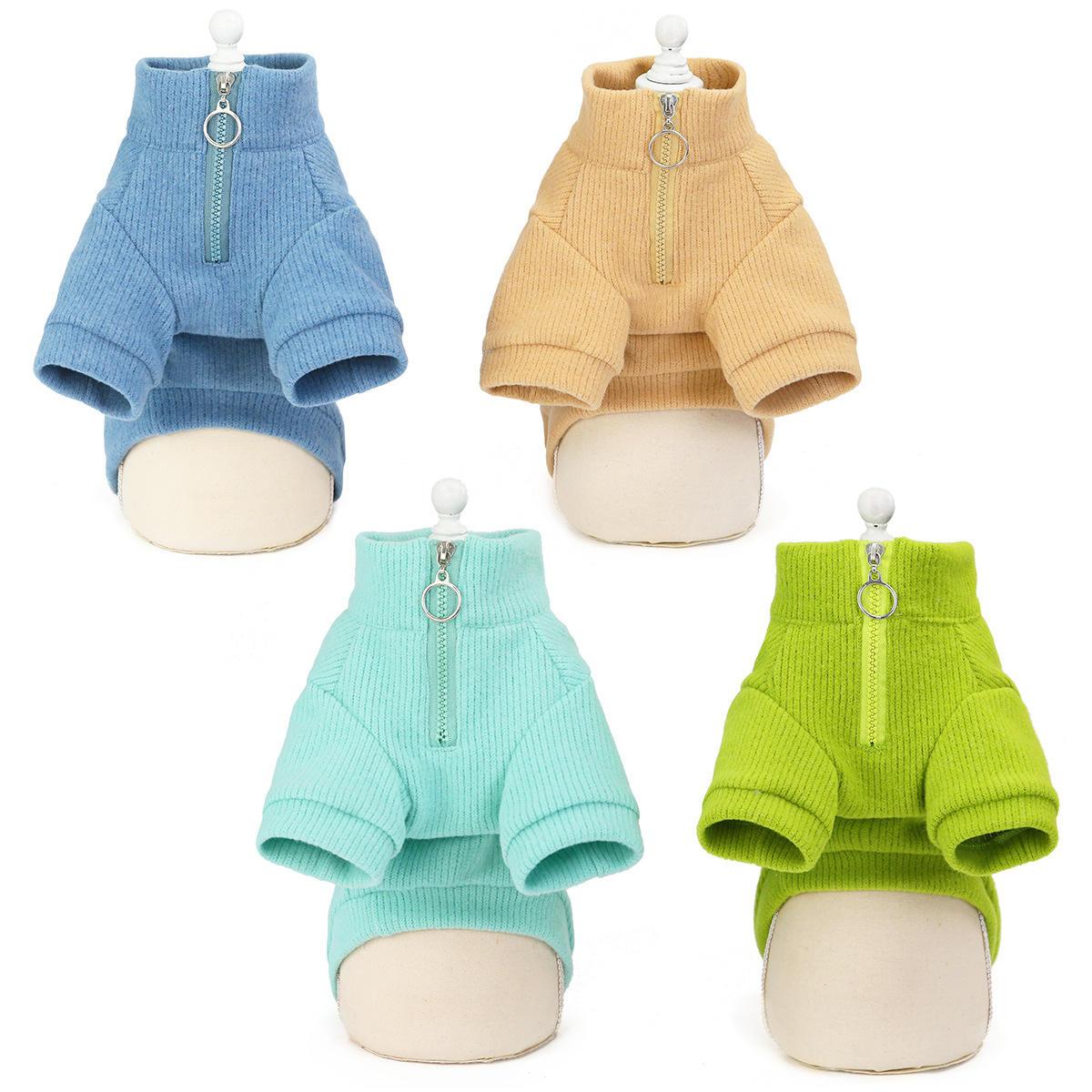 New Product Designer Dog Clothes Winter Pet Knit Jumper Dog Overall Outfit Clothing Sweater