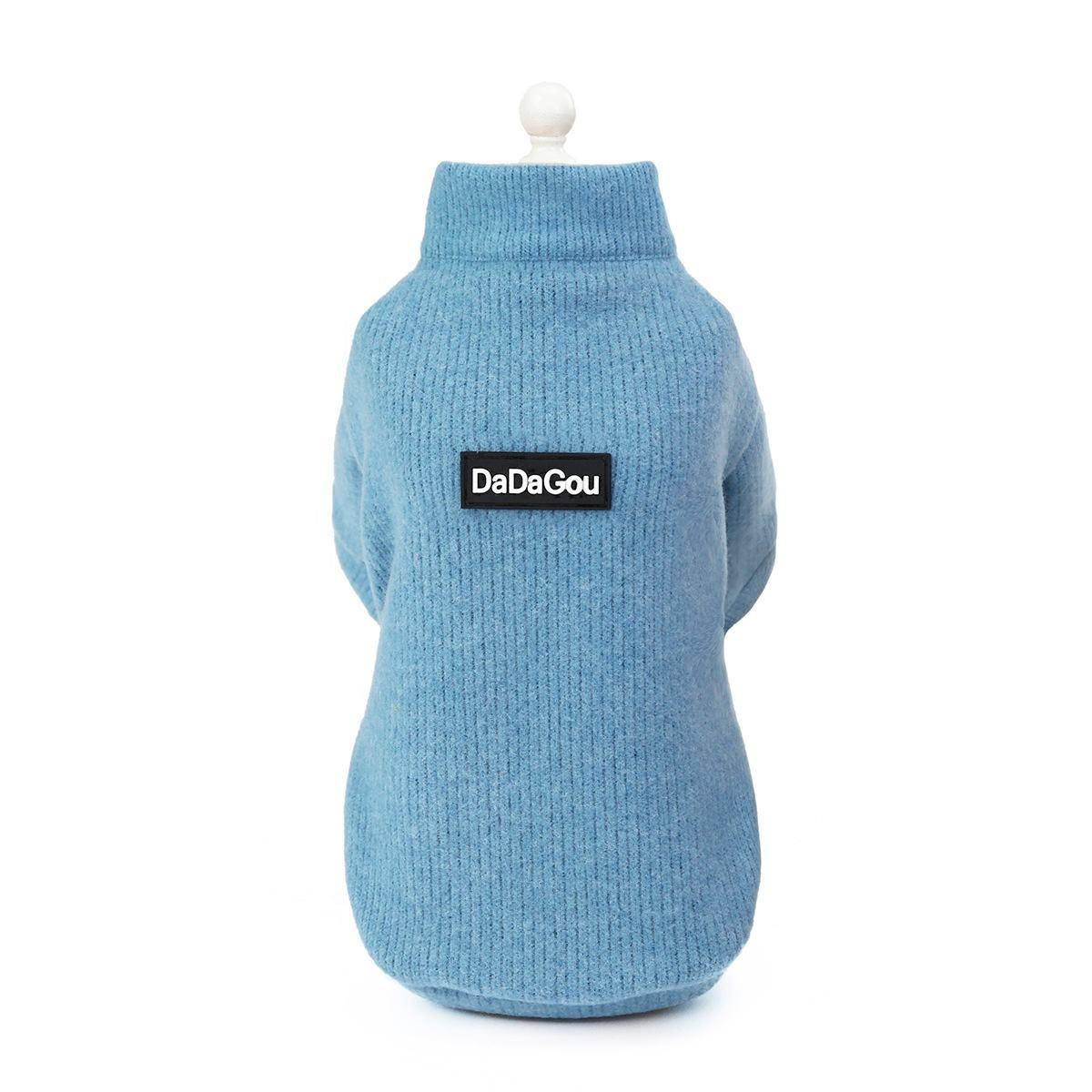 New Product Designer Dog Clothes Winter Pet Knit Jumper Dog Overall Outfit Clothing Sweater