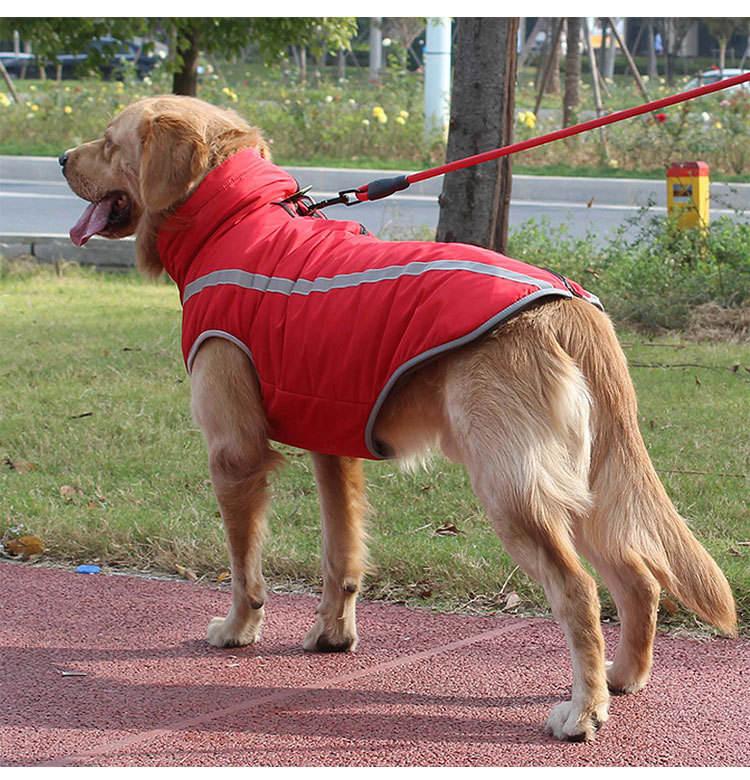 Wholesale Winter Warm Reflective Waterproof Windproof Large Dog Clothes