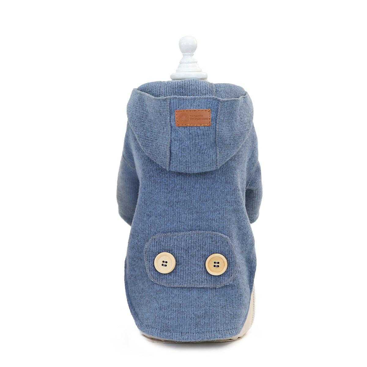 Wholesale Fashion Designers Warm Woolen Cotton Pet Dog Clothes