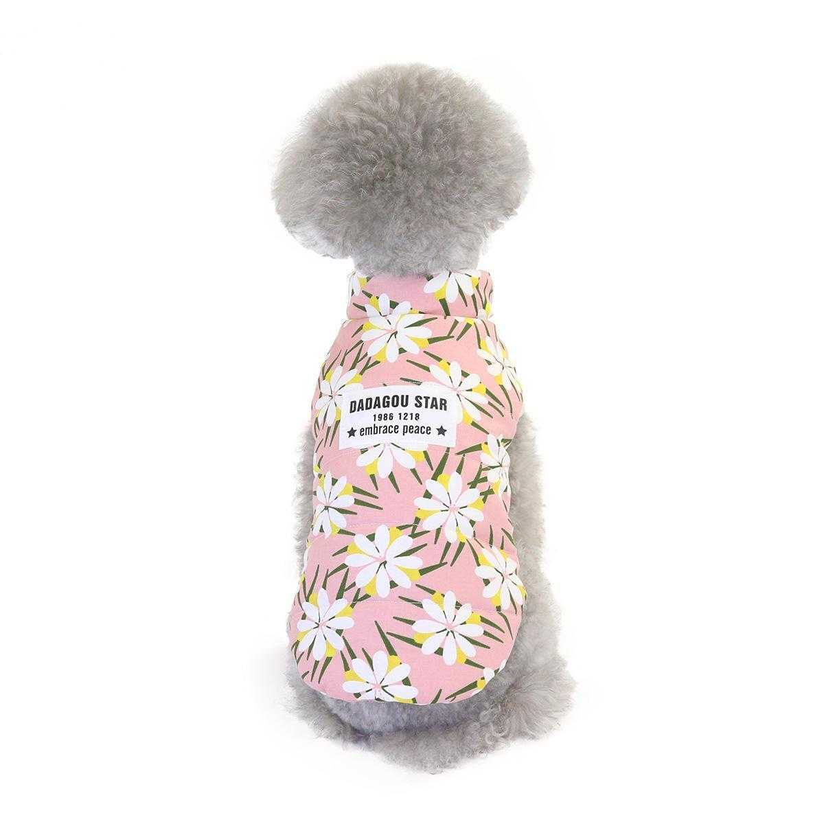 Fashion Winter Warm Pet Padded Vest Jacket Dog Costume