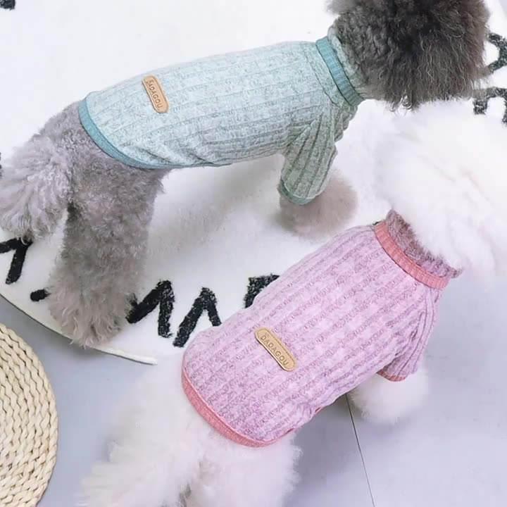 Comfortable Cute Soft Flannel Weather Dog Clothes Puppy Apparel Sweaters Shirt Coat Jacket