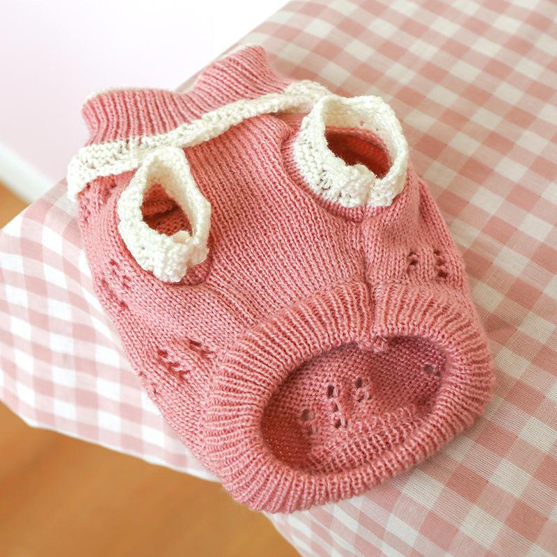 New Product Warm Comfortable Custom Fall Knitted Pet Sweater Dog Clothes