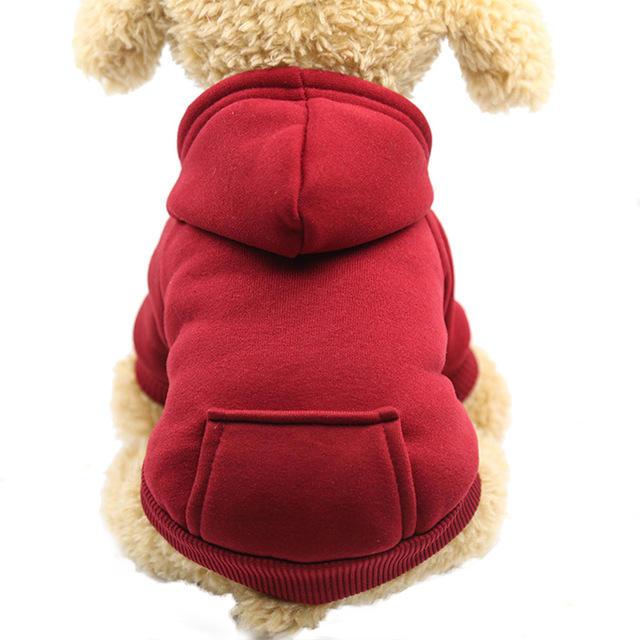 Wholesale Cheap Multicolor Soft Fleece Warm Pet Custom Hoodie Blank Dog Clothes