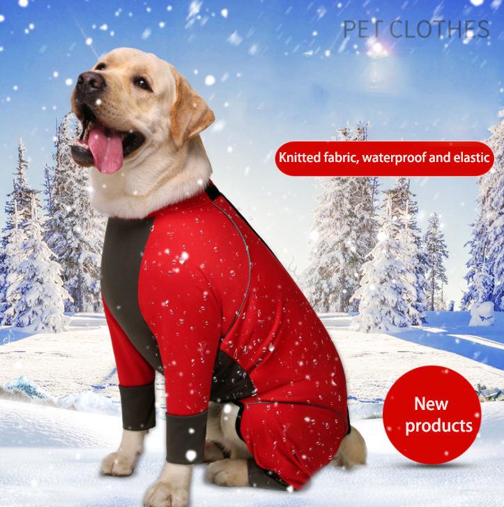 Wholesale Reflective Waterproof Large Warm Four-legged Clothing Dog Clothes