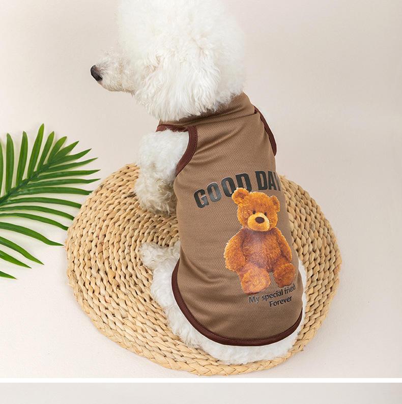 Breathable Thin Summer Wholesale Dog Clothes Dog Shirts T-shirt Pet Clothes