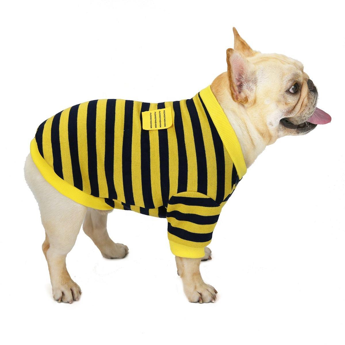 Fashion Hot Sale Stripe Cheap Custom Dog Hoodie Wholesale Dog Clothes