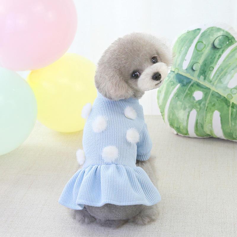 Cute New Arrival Pet Dog Skirt High Quality Warm Dog Cat Clothes