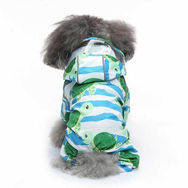 Wholesale Reflective Dog Fashion Raincoat Waterproof Dog Raincoat Jumpsuit