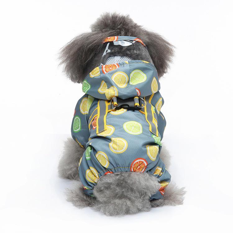 Wholesale Reflective Dog Fashion Raincoat Waterproof Dog Raincoat Jumpsuit