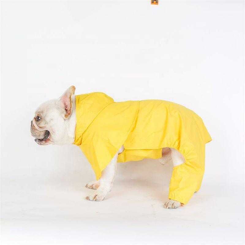 Wholesale Portable Hoodie Waterproof Dog Raincoat