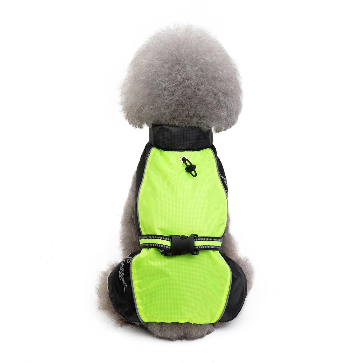Wholesale Outdoor Pet Large Dog Raincoat Clothes Charge Coat For All Season