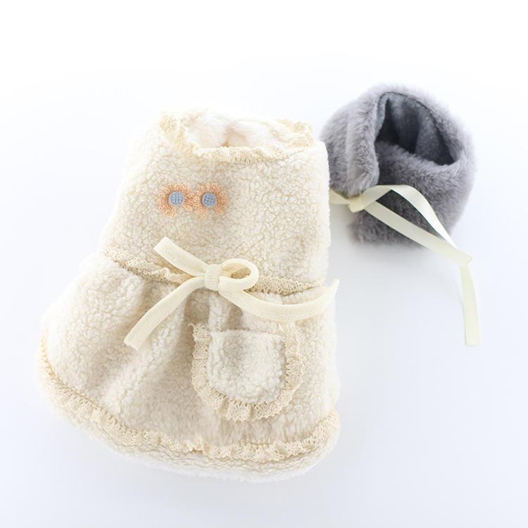 Pet Clothes And Accessories Winter Dress Waterproof Cold Weather Coat Warm Sweater Classic Girl Dog Dress For Small Pet Dog