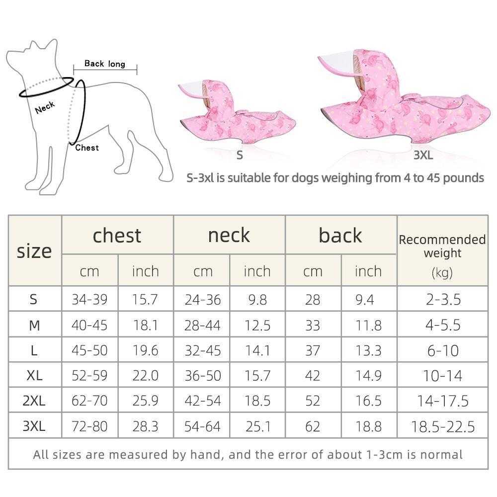 Reflected Waterproof Pet Dog Raincoat Clothes For Dogs Online Shopping With Cheap Price