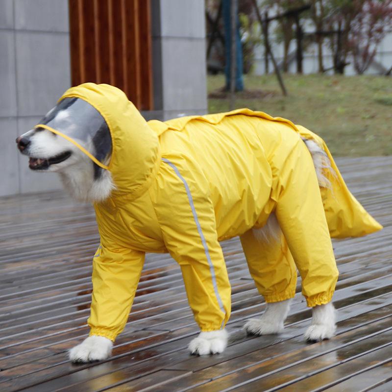 High Quality Wholesale Popular Large Dogs Pet Dog Raincoat Clothes For Dogs