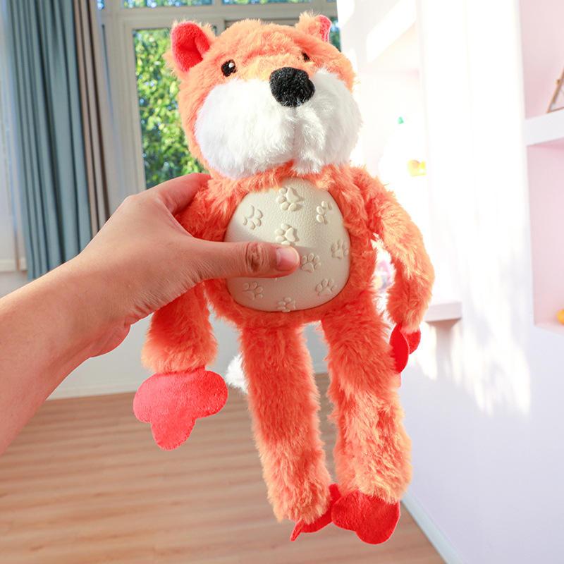 Fox Wholesale Custom Cute New Pet Dog Chew Toy Dog Squeaky Toy