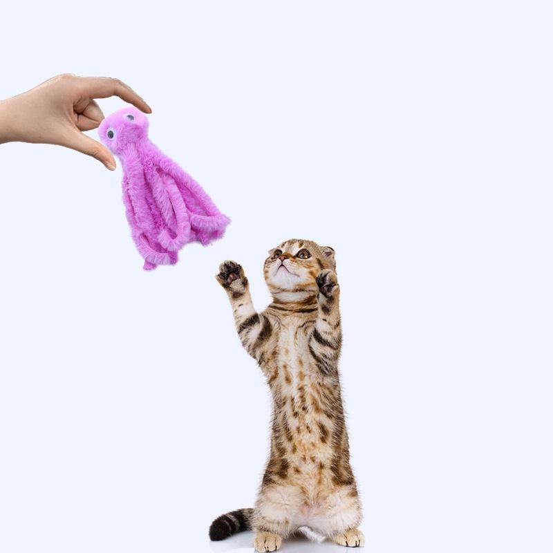New Style Wholesale Custom Interactive Cat Plush Toys With Catnip