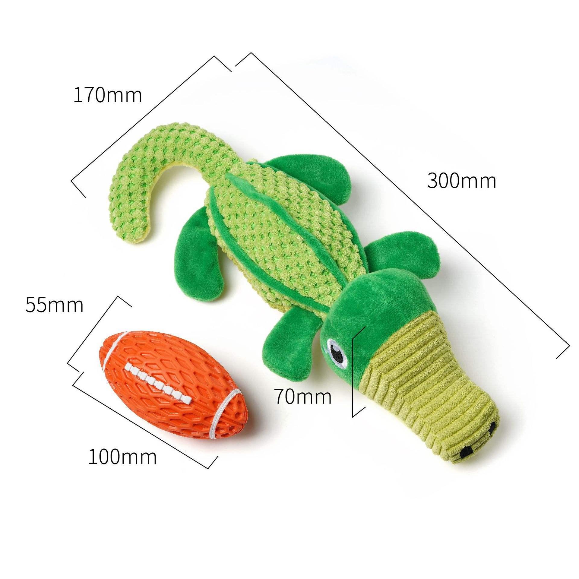 Crocodile Pet Chew Toys Plush Interactive & Movement Toys For Cat Dog High Quality Pet Chew Toys