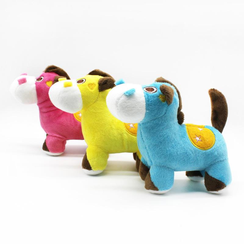 Cute Pony Soft Eco Friendly Dog Toys Custom Interactive Toys For Pets