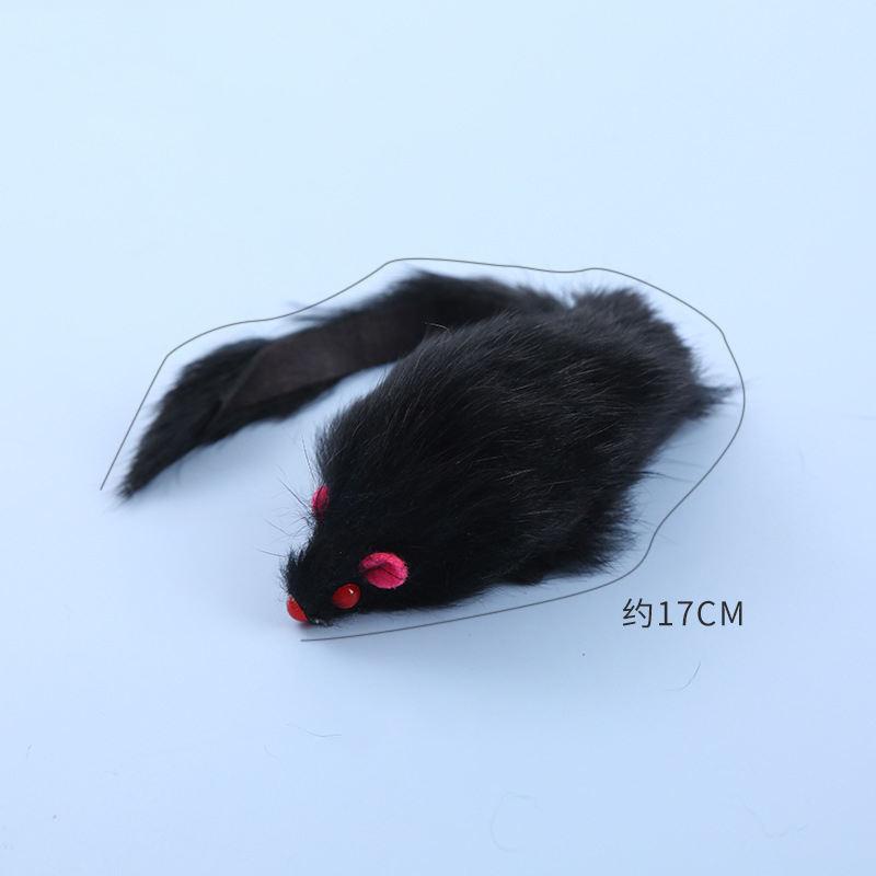 Large Rabbit Hair Mouse Modern Eco Friendly Cat Toys Interactive