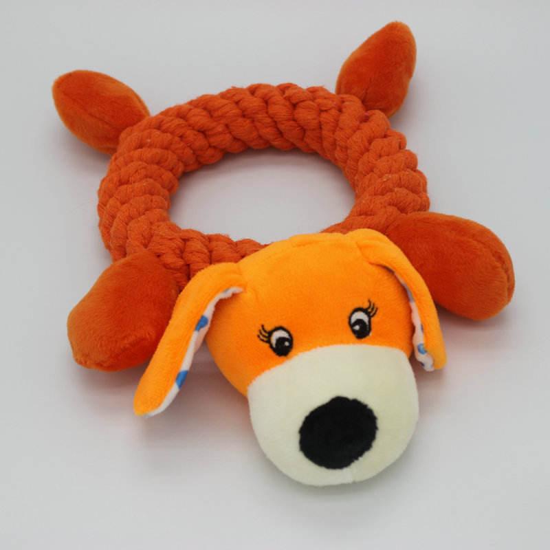 Manufacturer Tough Pet Dog Plush Rope Toys Squeaky Chew Set Pet Dog Toys