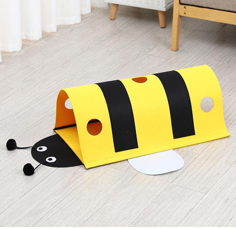 Breathable Strong Friendly Cute Tube Tunnel Interactive Cat Toy