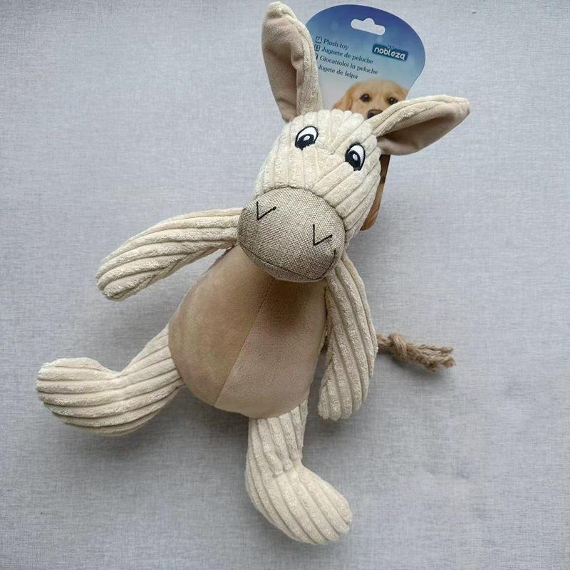 Large Animal Doll Custom Eco Friendly Pet Toys Squeaky Chew Interactive Dog Toy