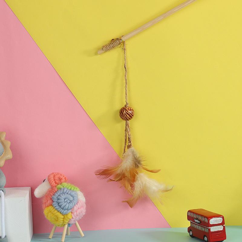 Dream Catcher Feather Tassel Cat Stick Pet Cat Toys And Accessories Interactive Cat Toy