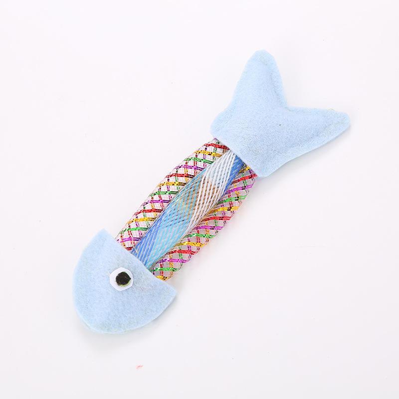 Non Woven Hose Spring Wood Polygonum Custom Funny Cat Fishing Toy From China Factory