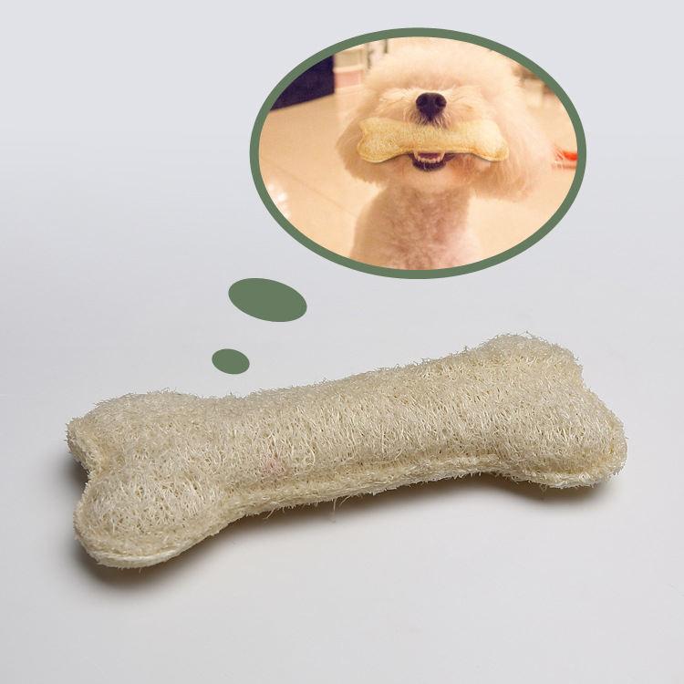 Wholesale Environmentally Friendly Loofah Chew Dog Toys Eco Friendly Small Dog Toys