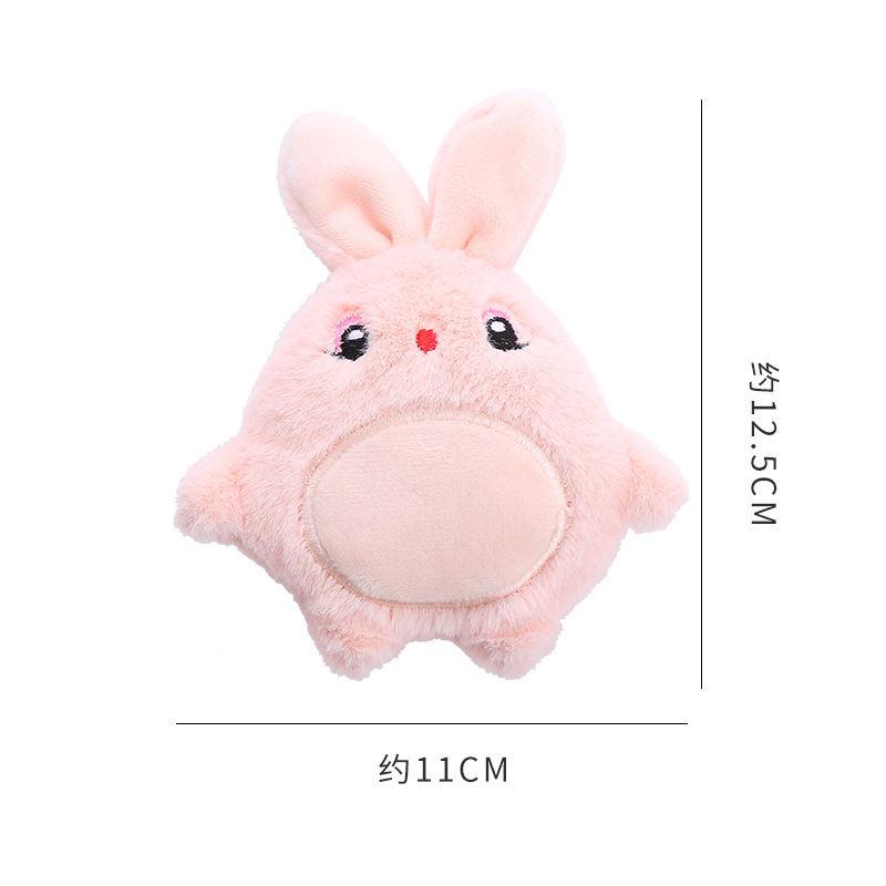 Soft Plush Sustainable Dog Toys Rabbits Toys Pet Small Animal With Reverberant Paper