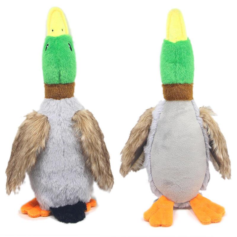 Duck Style Wholesale Custom Cute Stuffed Animal Plush Toy Dog Interactive Squeaky Dog Toys