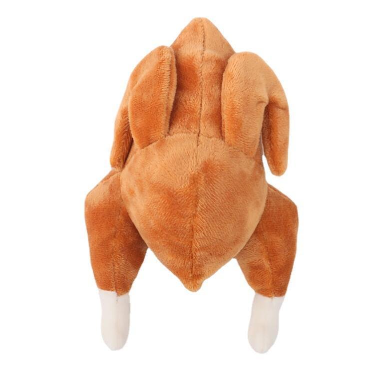 Roast Chicken Plush Custom Pet Toys Eco Friendly Durable Dog Chew Toys